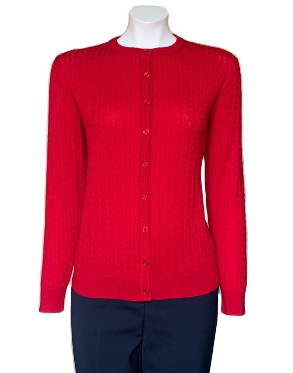 Castle Knitwear Cherry Baby Cable Cardigan|Castle Knitwear|Irish Handcrafts -1