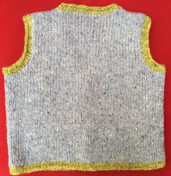 Childs Handmade Sheep Waistcoat|Julie Dillon Knitwear|Irish Handcrafts 2