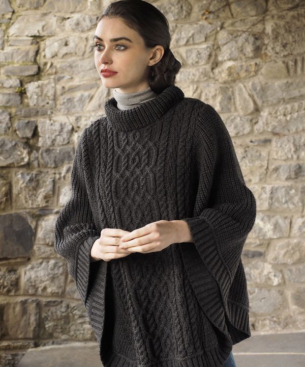 Aran Knit Poncho|Irish Knitwear Ponchos & Capes|Irish Handcrafts 2