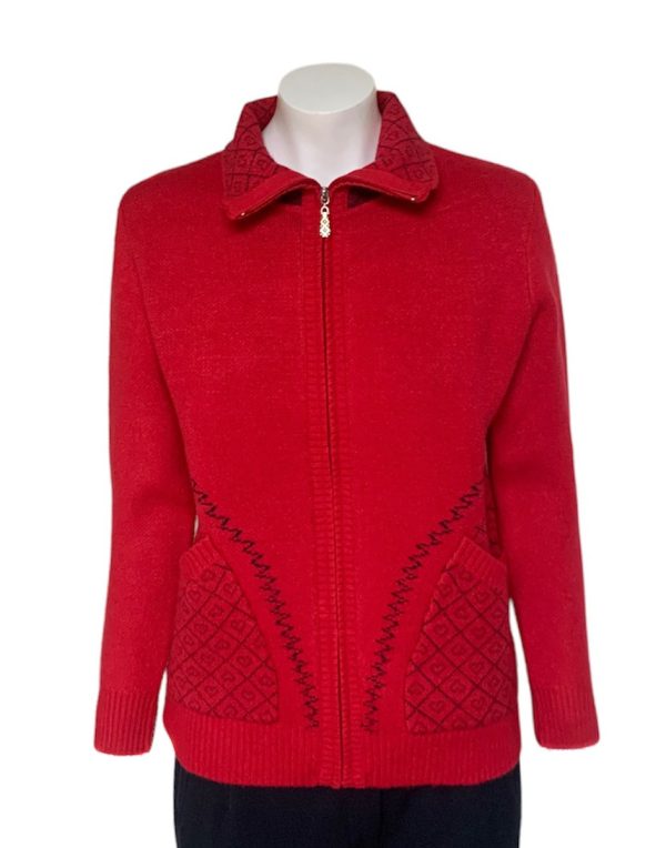 Castle Knitwear Zip Up Jacket|Castle of Ireland|Irish Handcrafts 1