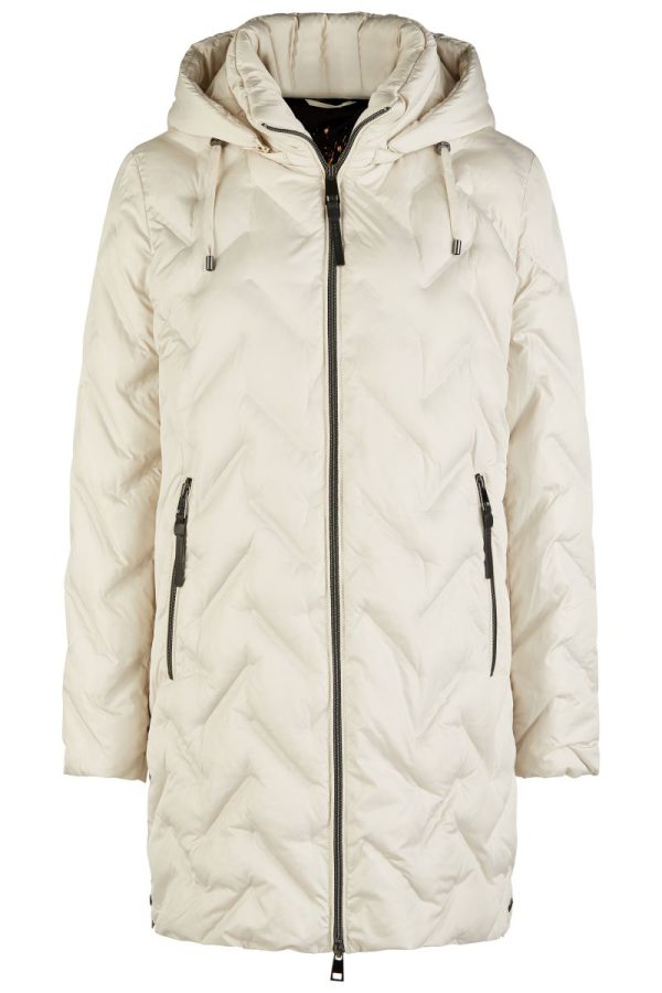 Barbara Lebek Quilted Coat With Hood