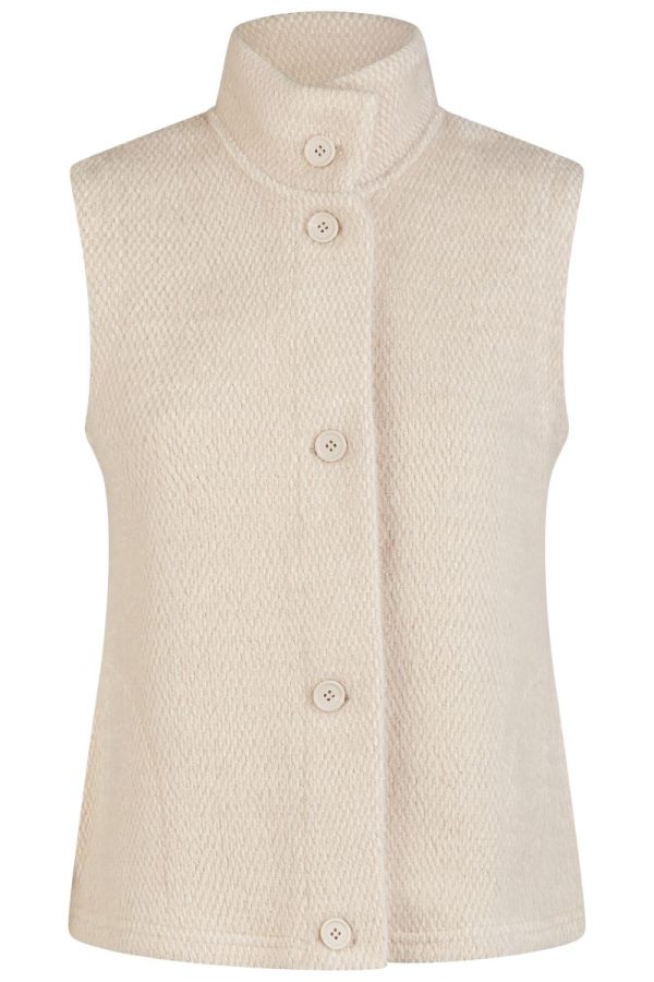 Lebek Button up Sleeveless Jacket