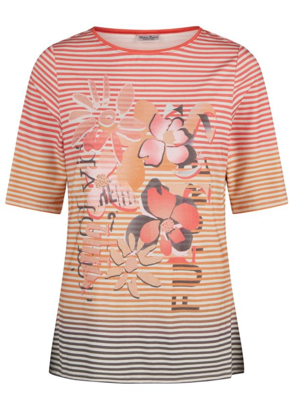 Barbara Lebek Round Neck Print Tshirt