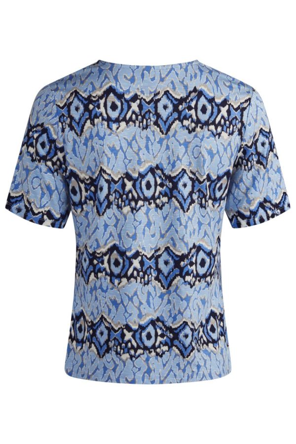 Barbara Lebek V-Neck Print Top